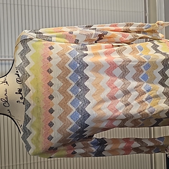 Rafaella Multicolor 3/4 Sleeve Blouse Large - Picture 2 of 9